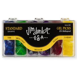 Dunlop 4861 Gels Display  коробка с медиаторами, HV, LT, ML, XH - 72 шт., MD - 144 шт, 432 шт