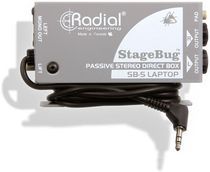 Radial SB-5  пассивный стерео директ-бокс для ноутбуков и планшетов, шнур 1,5 м с 3,5 джек 