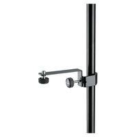 K&M 23800-300-55  держатель для микрофона с креплением на стойку, чёрный 