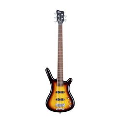 Warwick Corvette ASH 5 VSB HP  Teambuilt 5-струнная бас-гитара, акт. эл-ка, чехол, цвет санберст