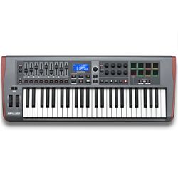 Novation Impulse 49  Компактная USB/MIDI-клавиатура, 49 чувствительных к нажатию клавиш, 8 триггерны