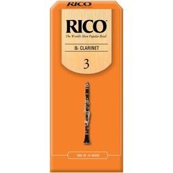 Rico RCA2530  трости для кларнета Bb, RICO (3), 25шт.в пачке