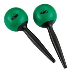 Nino Percussion NINO582GR SALE  пластиковые маракасы, эргономическая ручка, цвет зелёный
