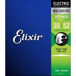 Elixir 19077 OptiWeb  Струны для электрогитары Light/Heavy 10-52