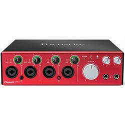Focusrite Clarett+ 4Pre Thunderbolt  интерфейс, 18 входов/8 выходов.