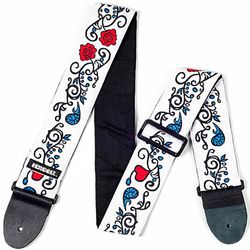 Dunlop JH02 Hendrix Monterey  дизайнерский ремень для гитары, ширина 2,5"