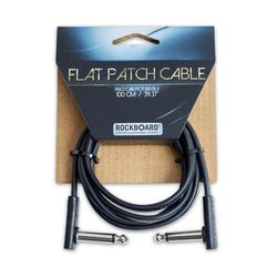 Rockboard RBO CAB PC F 100 BLK  Кабель для коммутации гитарных эффектов, 100 см, чёрный