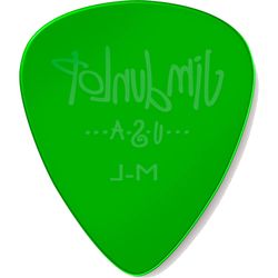 Dunlop 486RML Gels M-L Green 72Pack  медиаторы, medium light, 72 шт.