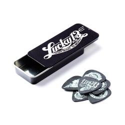 Dunlop L13CT073 Lucky 13 Pick Tin  сувенирный набор медиаторов в пенале, толщина 0.73 мм, 6 шт.