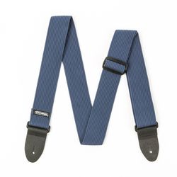 Dunlop D2701NV Ribbed Cotton Navy Blue SALE  гитарный ремень хлопковый тканый, рельефный, синий