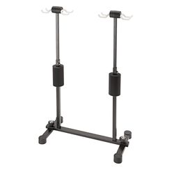 K&M 17605-000-00  стойка для 4 акустических гитар Roadie, черная с белыми вставками