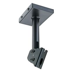 K&M 24496-000-55  потолочное крепление под АС, черное, 250 мм, до 25 кг