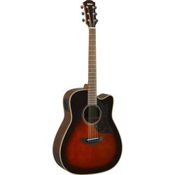 Yamaha A1R TBS  электроакустическая гитара, задняя дека и обечайка из палисандра, цвет TBS