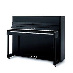 Sauter Vision 116 Black Polished  пианино, высота 116 см, цвет чёрный полированный