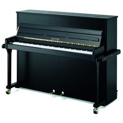 Sauter Schulpiano 122 Ash Black Satined  пианино, высота 122 см, цвет черный ясень, сатинированный