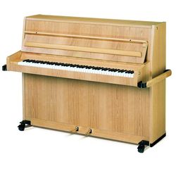 Sauter Schulpiano 122 Beech Bright Satined  пианино, высота 122 см, цвет светлый бук, сатинированный