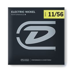 Dunlop DEN1156 Electric Nickel Performance+  струны для электрогитары, никель, 11-56