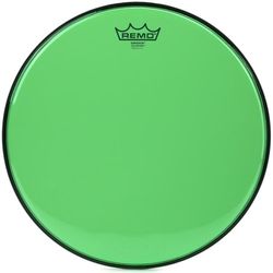 Remo BE-0314-CT-GN  14" Emperor Colortone, пластик для барабана прозрачный, двойной, зелёный