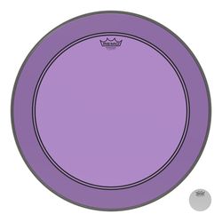 Remo P3-1322-CT-PU  22" Powerstroke Colortone пластик для бас барабана прозрач.,однослойн.,пурп