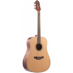 Crafter D-8/NC  акустическая гитара Dreadnought с чехлом, массив ели Энгельмана, цвет натуральный