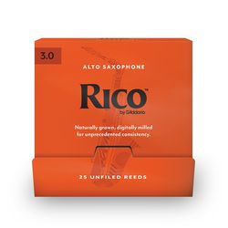 Rico RJA0130-B25  трости для альт-саксофона, RICO (3), 25 шт. в пачке