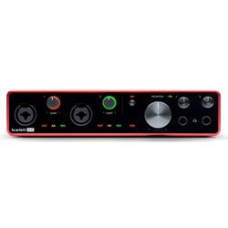 Focusrite Scarlett 8i6 3rd Gen  аудио интерфейс USB, 8 входов/6 выходов