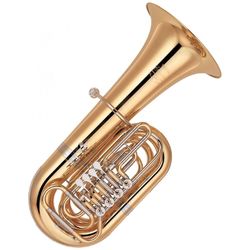 Yamaha YBB-841G  Туба BBb 4х вентильная, мастеровая, томпак, раструб 450мм.,менз.20,7мм, лакирован.