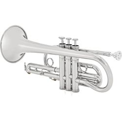 Yamaha YCR-4330GSII  Корнет Bb студенческий, средний, пистоны Монеля, томпаковый раструб, серебро