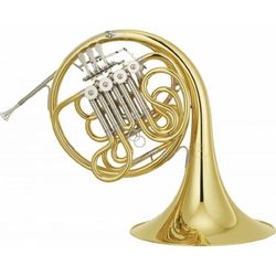 Yamaha YHR-671  Валторна F/Bb профессиональная, латунь, Geyer стиль, раструб M, рег. 4 вентиль, лак