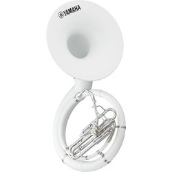 Yamaha YSH-301S  Cузафон BBb, фибергласовый корпус, раструб ABS, 3х помп., посеребрённый, с чехлом