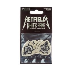 Dunlop PH122P114 Hetfield's White Fang Custom Flow 1.14mm 6Pack  медиаторы, толщина 1.14 мм, 6 шт.