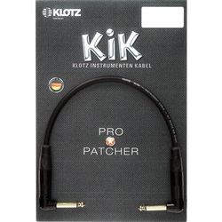 Klotz KIKPK030RR  профессиональный патч-кабель с угловыми разъемами позолоченными, 30 см