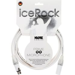 Klotz IRFM0300  микрофонный кабель XLR(F)/XLR(M), 3 м, белый, разъемы Neutrik