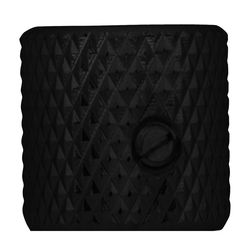 Hosco H-MKB-19FF SALE  ручка потенциометра цилиндрическая с закруглеными краями, черная