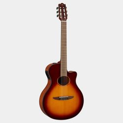 Yamaha NTX1 BS  Электроакустическая классическая гитара, верхняя дека из массива ситхинской ели