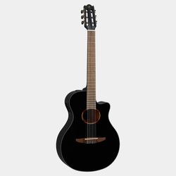 Yamaha NTX1 BL  Электроакустическая классическая гитара, верхняя дека из массива ситхинской ели