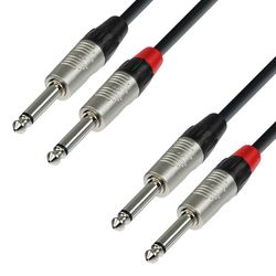 Adam Hall K4 TPP 0300 SALE  аудиокабель 2 x 6,3 Jack mono-2 x 6,3 Jack mono, REAN, 3м