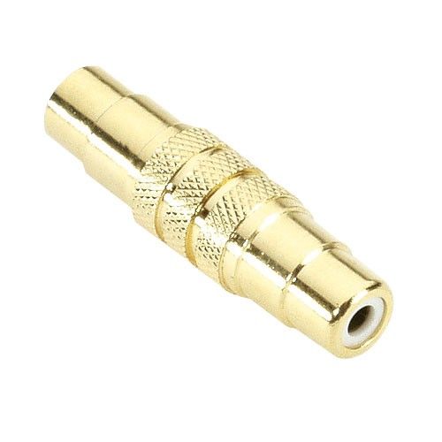 Adam Hall 7630 SALE  переходник mono RCA(F)-mono RCA(F), позолоченый