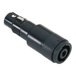 Adam Hall 7863 SALE  переходник 4-пиновый SpeakON(F)-XLR(F)