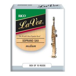 Rico RIC10MD  трости для сопрано-саксофона средние, La Voz, (M), 10 шт.в пачке