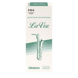 Rico RLC05MH  трости для баритон-саксофона средние, La Voz, (M), 5 шт.в пачке