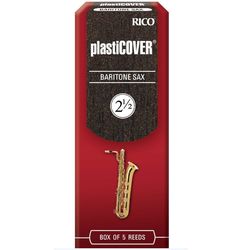 Rico RRP05BSX250  трости для баритон-саксофона, Plasticover (2.5), 5шт.в пачке