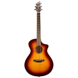 Breedlove Oregon Concert Whiskey Burst CE  электроакустическая гитара, кейс, цвет коричневый берст