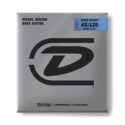Dunlop DBSBN45125S Super Bright Nickel SALE  струны для 5 стр. бас-гитары, ник.,45-125, Short Scale,