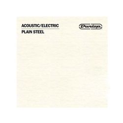 Dunlop DPS20 Acoustic/Electric Plain Steel  струна для акустической и электрогитары, сталь 0.020