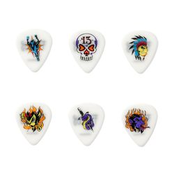 Dunlop BL100P114 Blackline Forbes S1 6Pack  медиаторы, толщина 1.14 мм, 6 шт.
