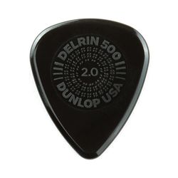 Dunlop 450P200 Delrin 500 Primegrip 12Pack  медиаторы, толщина 2 мм, 12 шт.