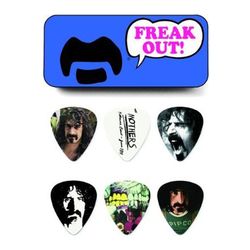 Dunlop ZAPPT02M Frank Zappa Pick Tin  сувенирный набор медиаторов в пенале, средние, синие, 6 ш