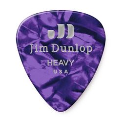 Dunlop 483P13HV Celluloid Purple Pearloid Heavy 12Pack SALE  медиаторы, жесткие, 12 шт.