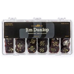 Dunlop 485005 Celluloid Shell Teardrop Display  коробка с медиаторами, HV, MD, TH по 144 шт., 432 шт